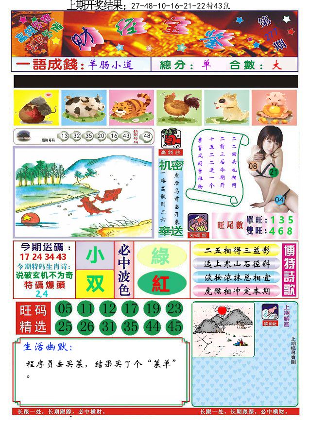 澳门财经宝鉴 第277期