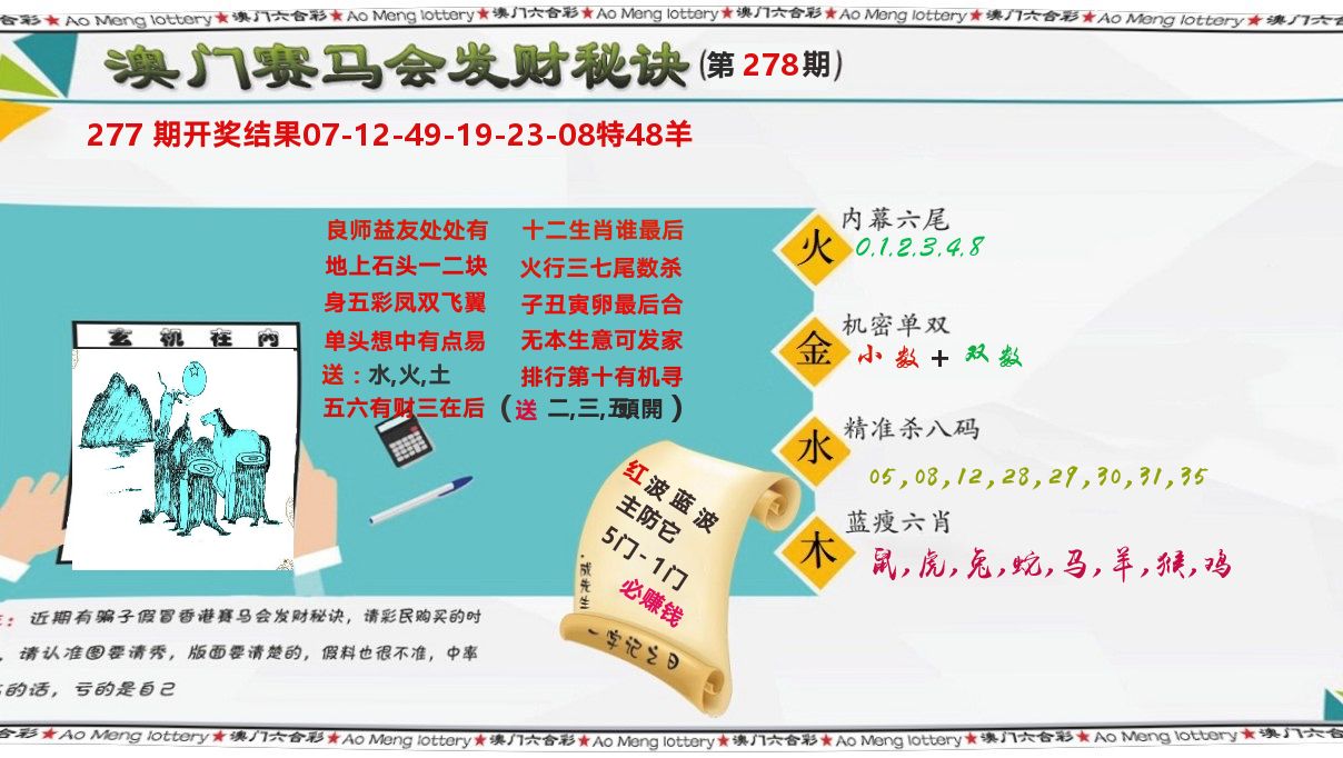 发财秘诀 第278期