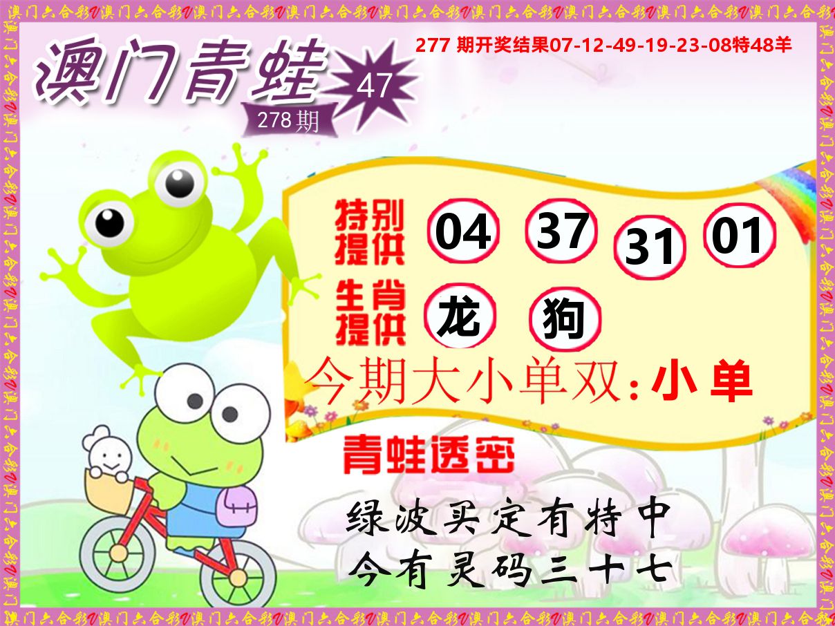青蛙系列47 第278期