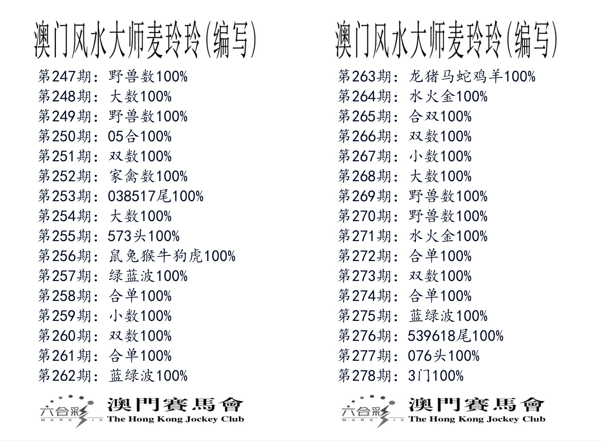 港麦大师 第278期