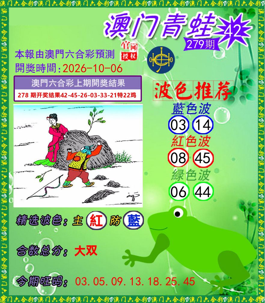 青蛙系列42 第279期