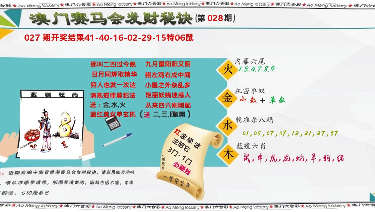 发财秘诀 第28期