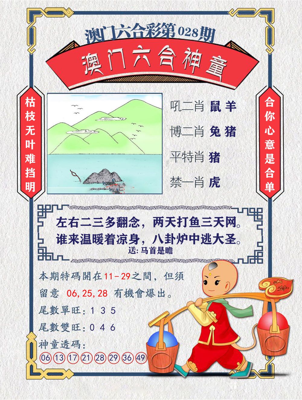 六合神童 第28期