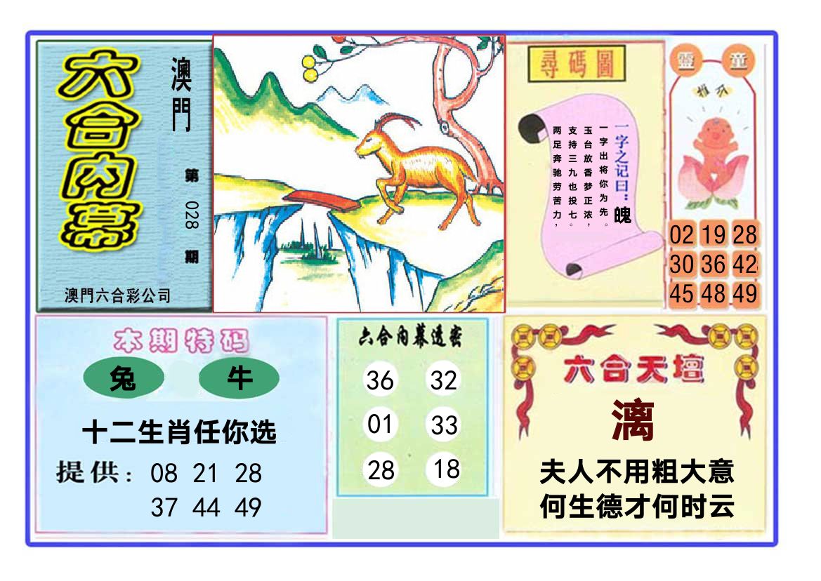 六合内幕 第28期