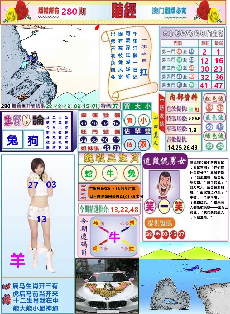 澳门赌经 第280期