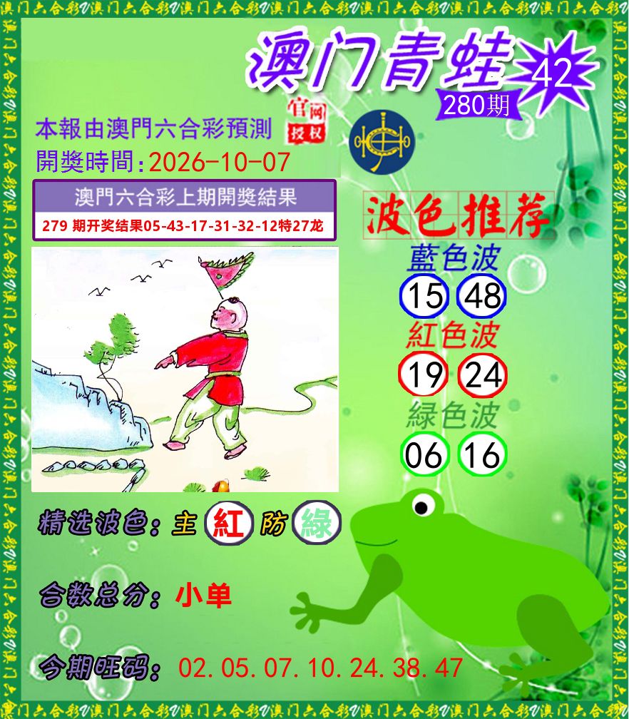 青蛙系列42 第280期