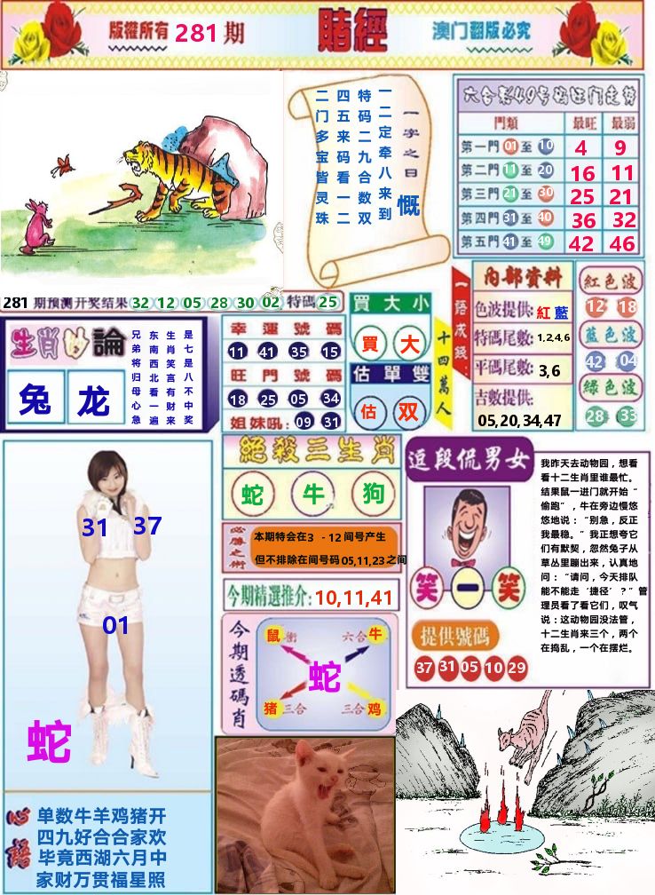 澳门赌经 第281期