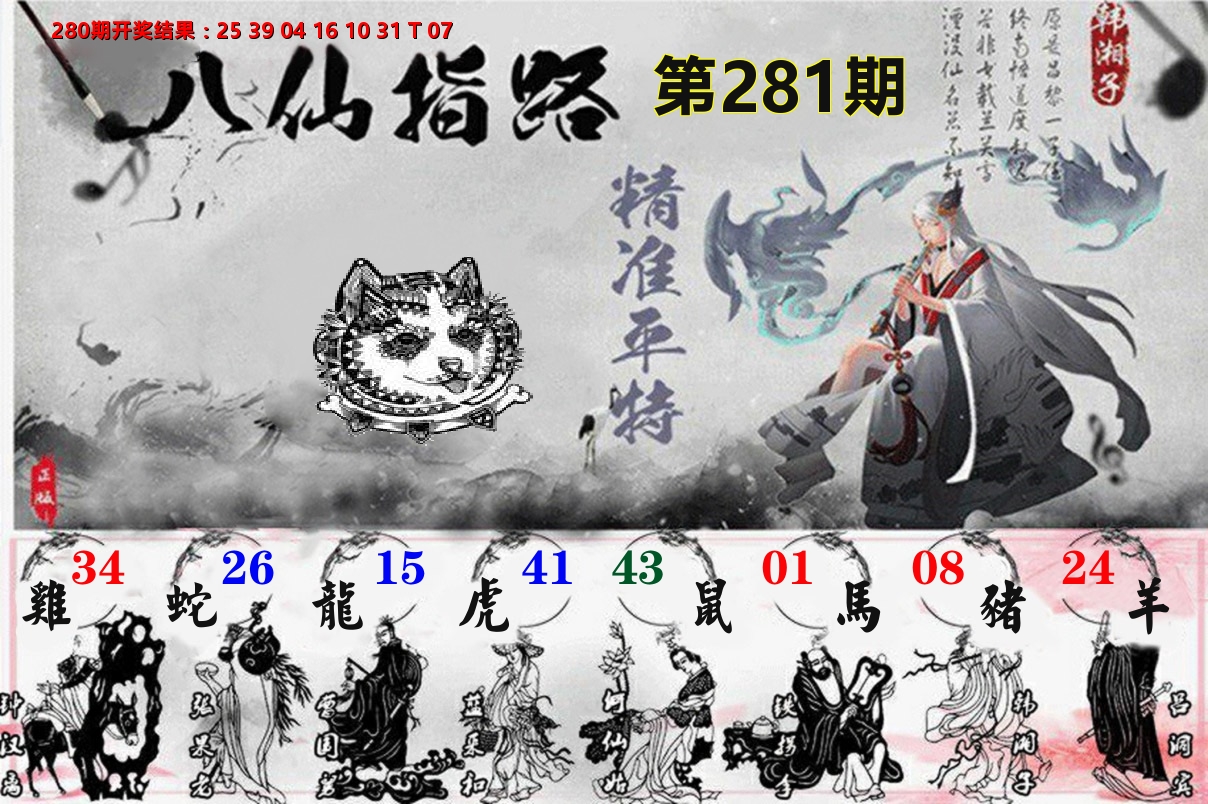 八仙指路 第281期