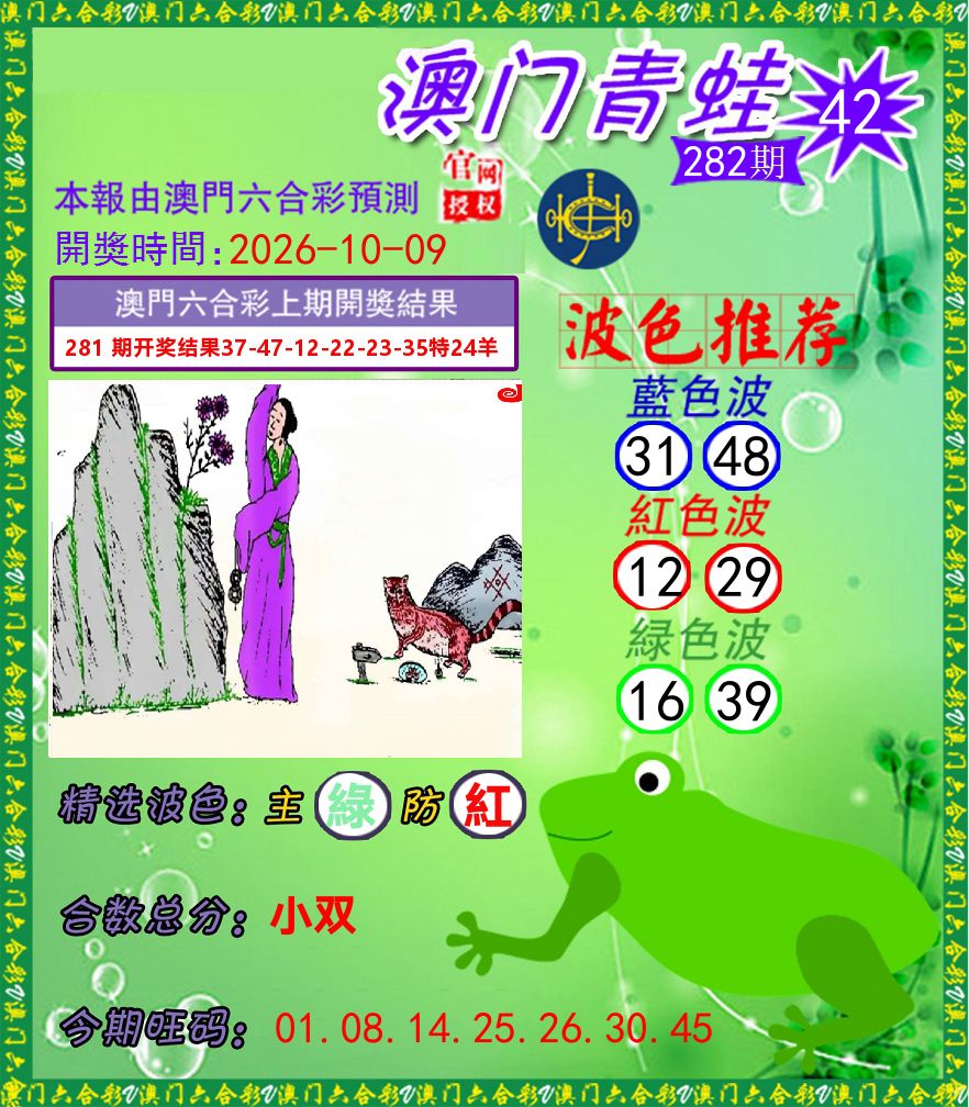 青蛙系列42 第282期