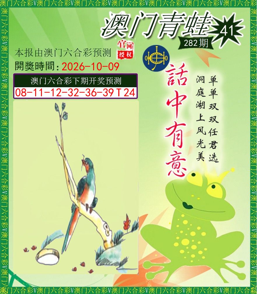 青蛙系列43 第282期