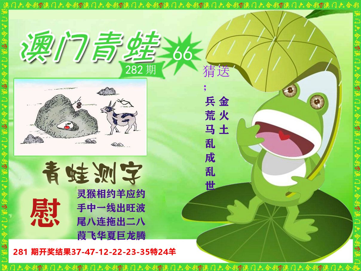 青蛙系列66 第282期