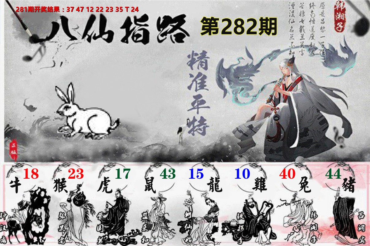 八仙指路 第282期
