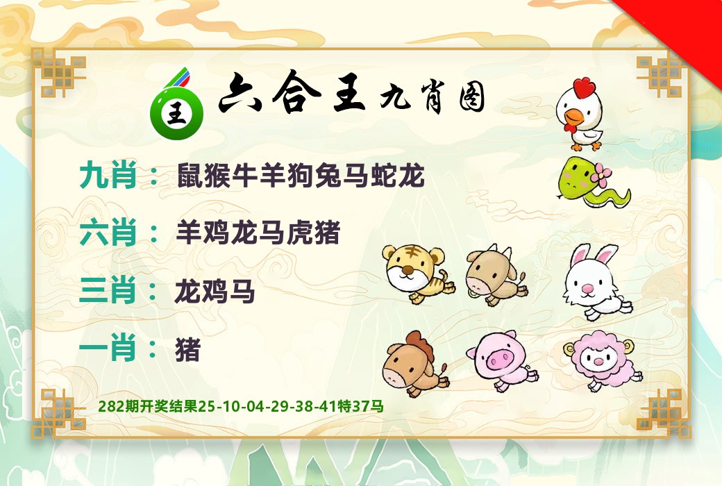六合王九肖图 第283期