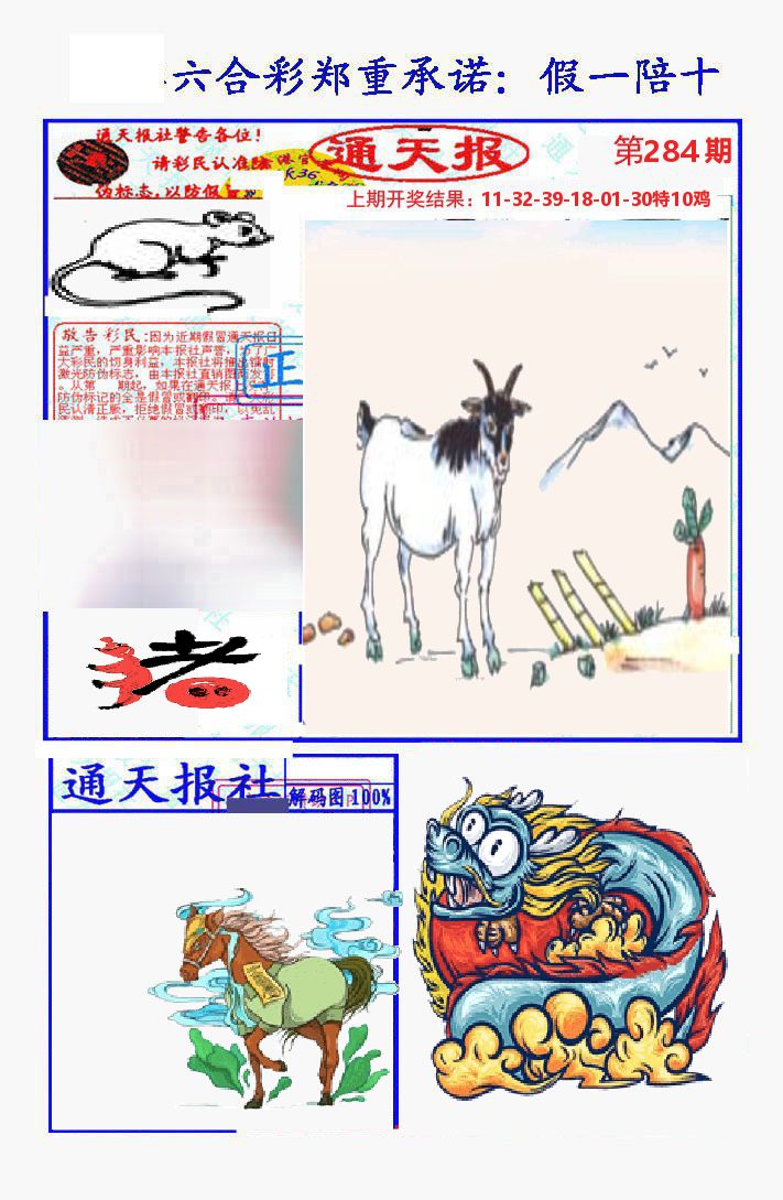 通天报 第284期