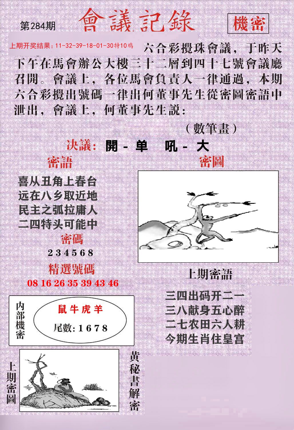 会议记录 第284期