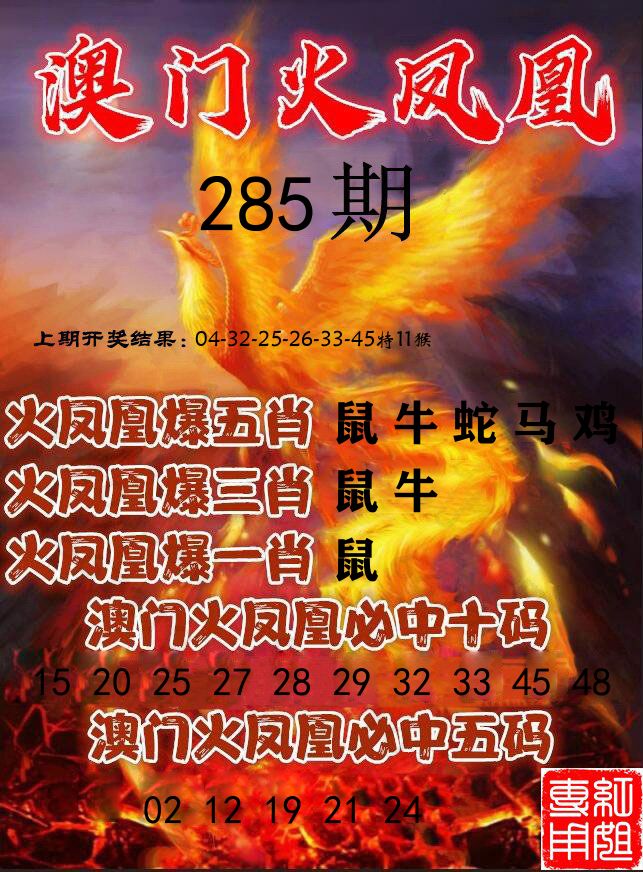 火凤凰 第285期