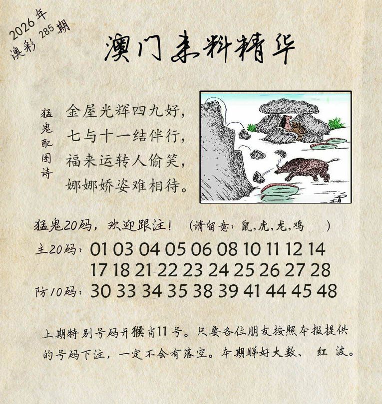 精华来料 第285期