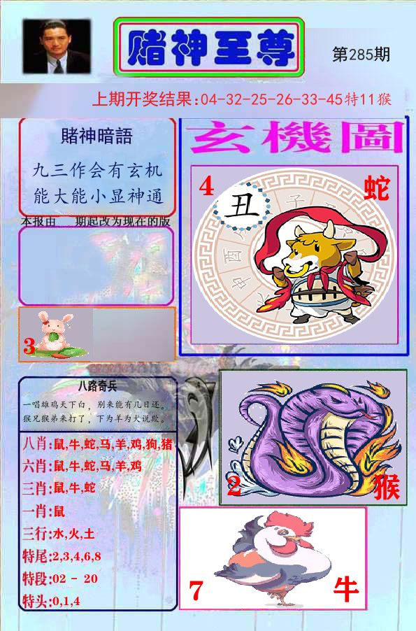 赌神至尊 第285期