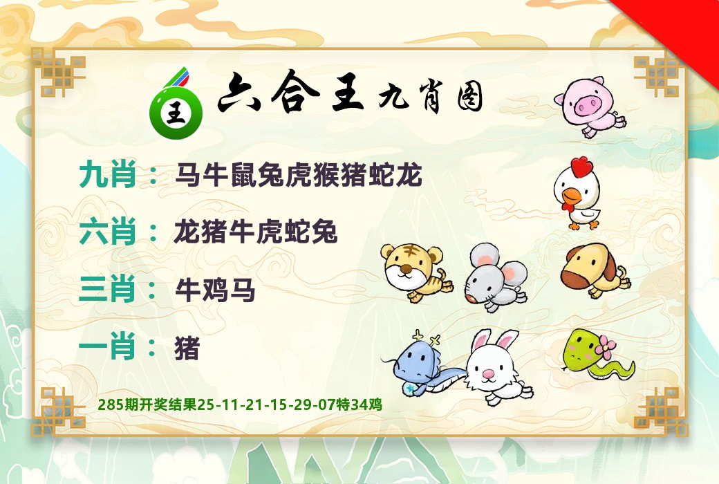 六合王九肖图 第286期
