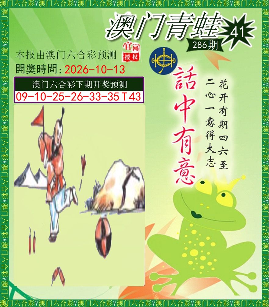 青蛙系列43 第286期