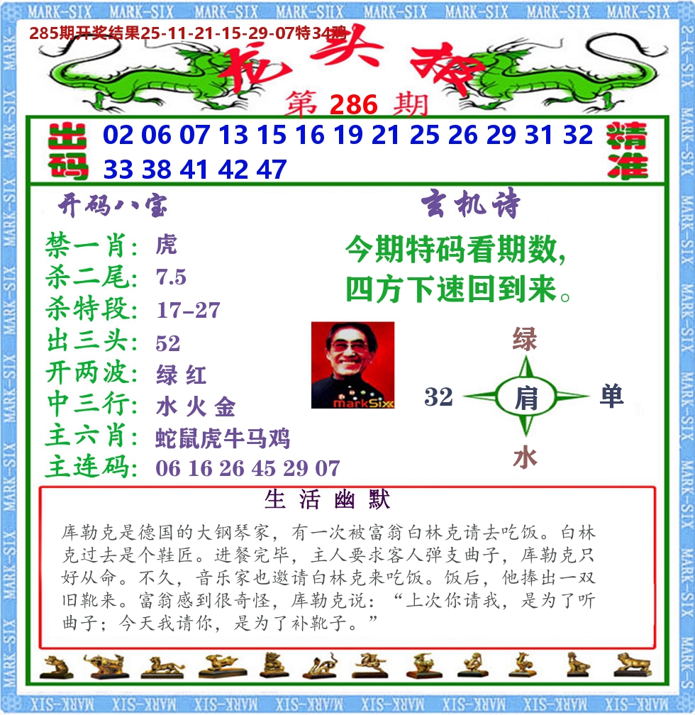 澳门龙头报 第286期