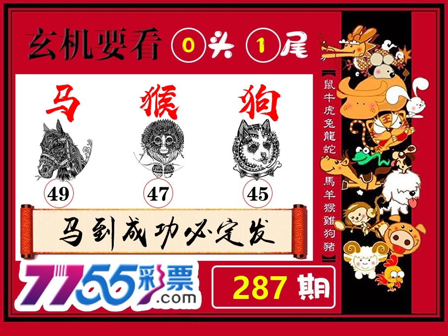 玄机要看 第287期