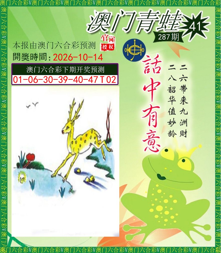 青蛙系列43 第287期