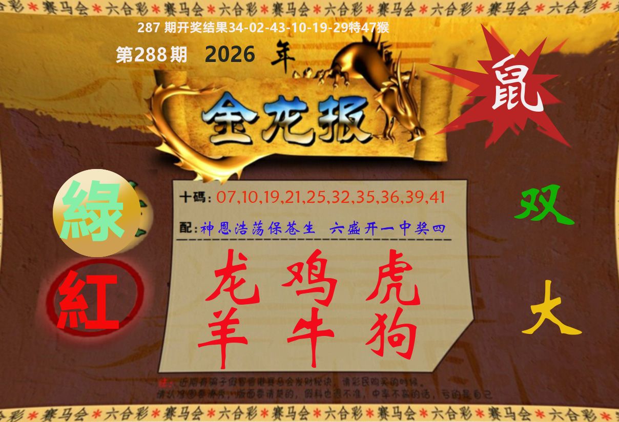金龙报 第288期