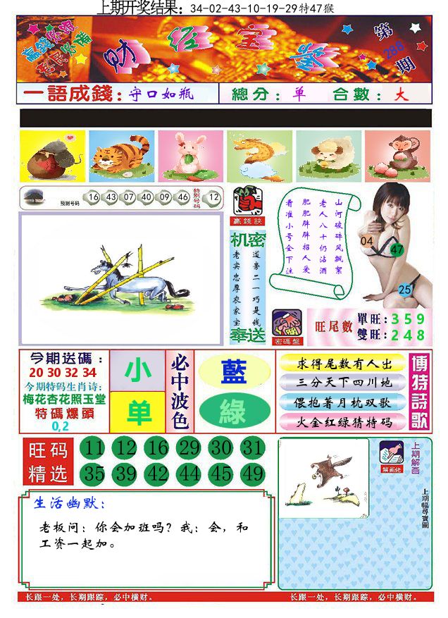 澳门财经宝鉴 第288期