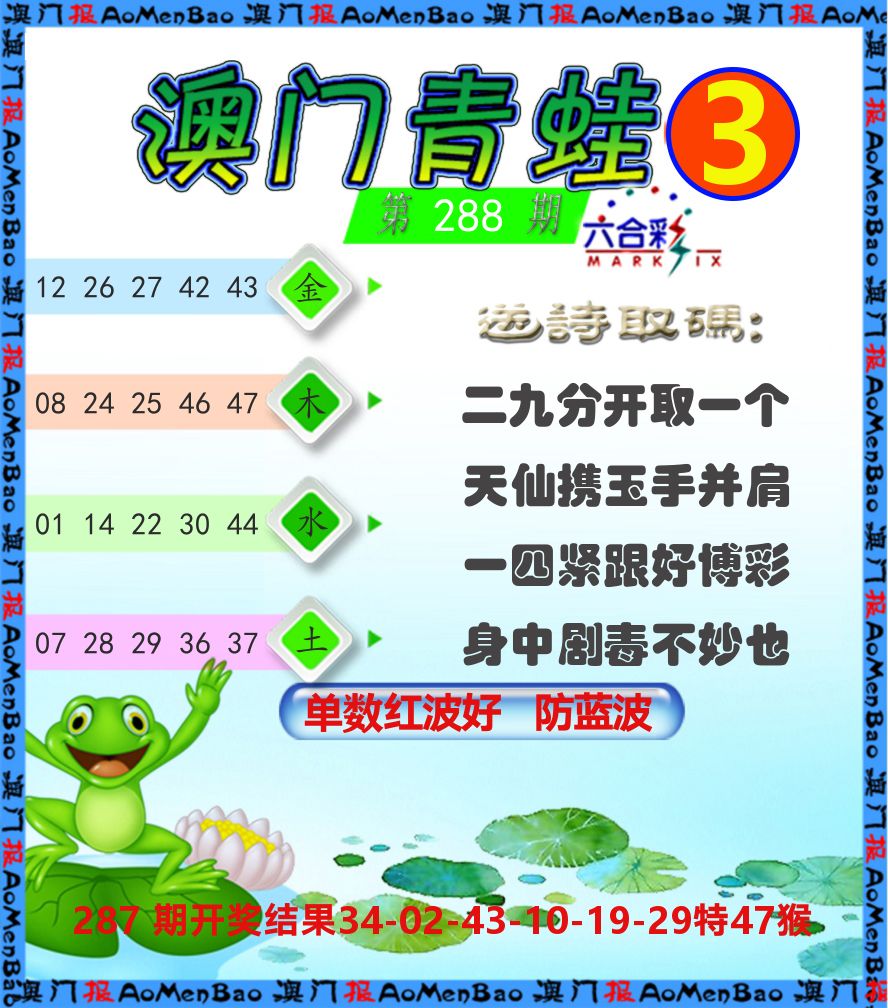 青蛙系列3 第288期