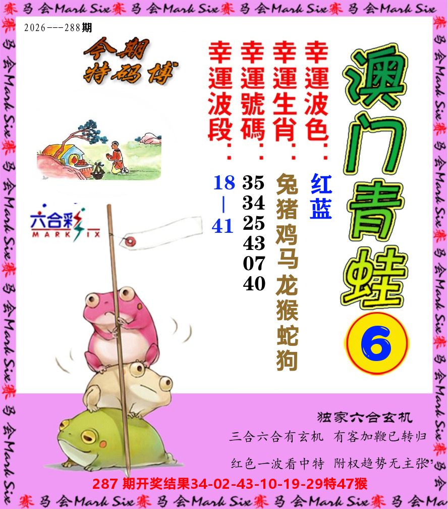 青蛙系列6 第288期