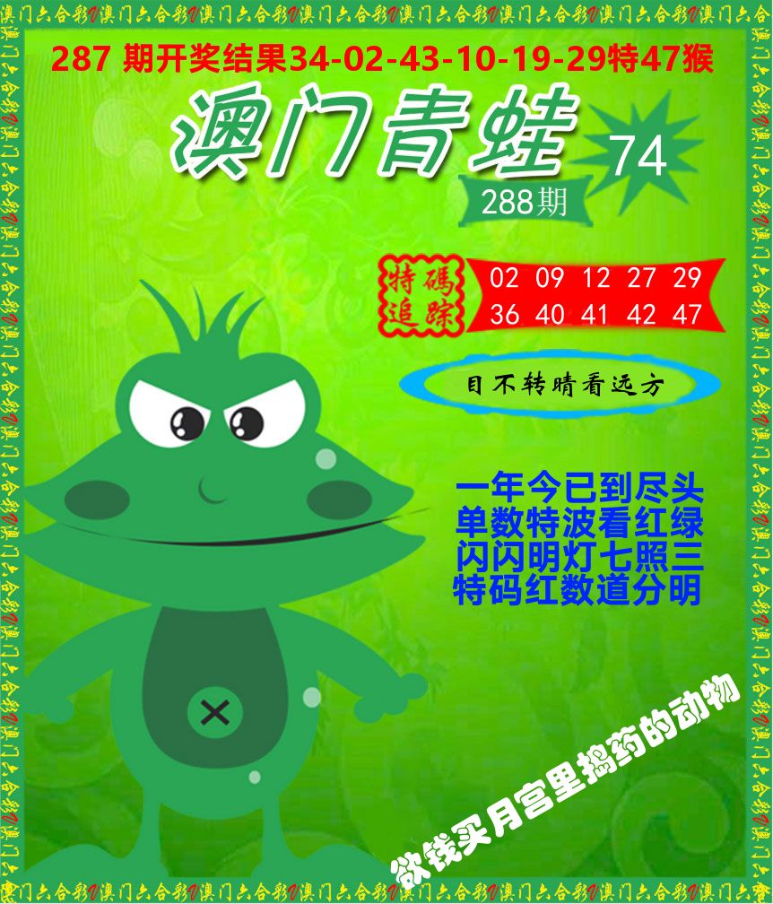 青蛙系列74 第288期