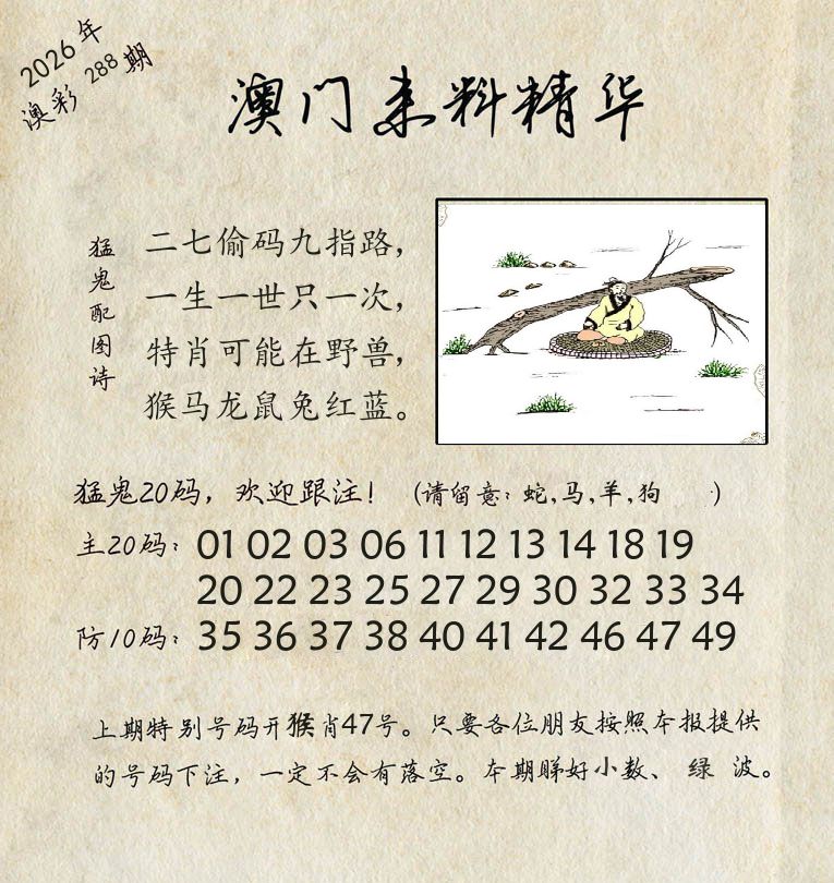 精华来料 第288期