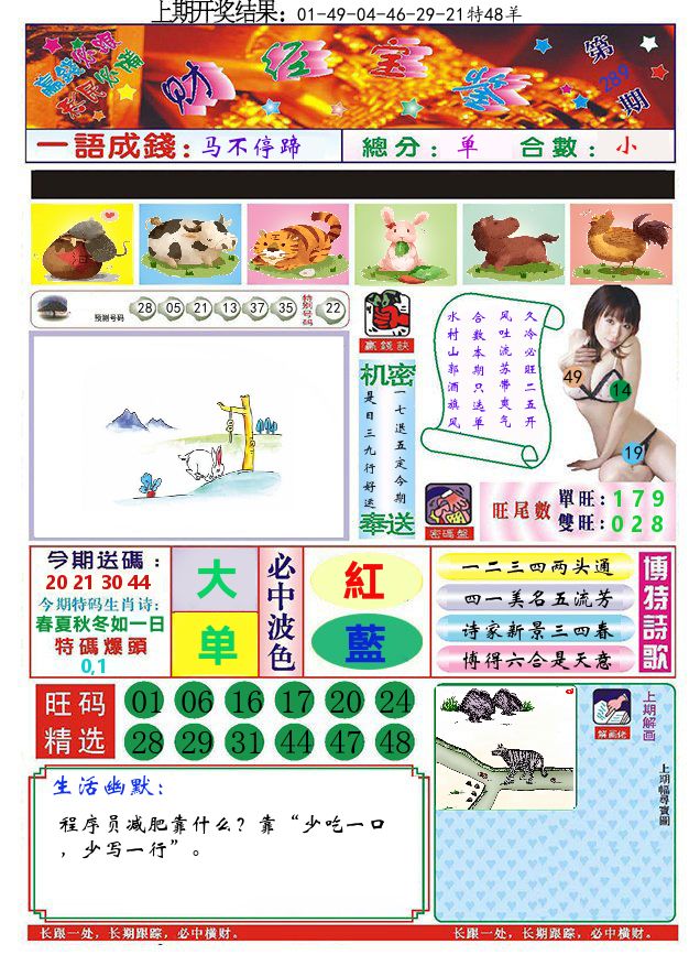 澳门财经宝鉴 第289期