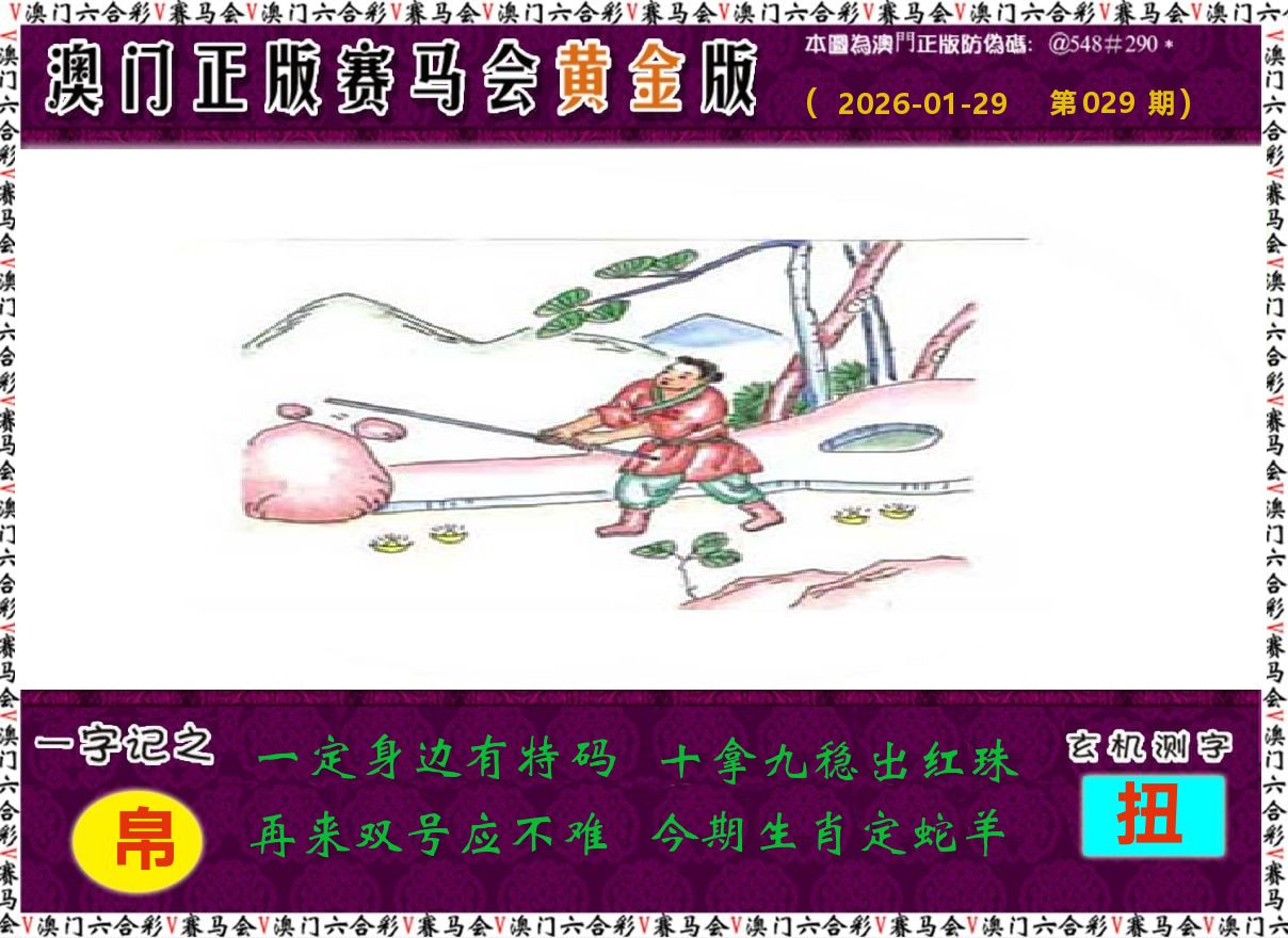 赛马会黄金版 第29期