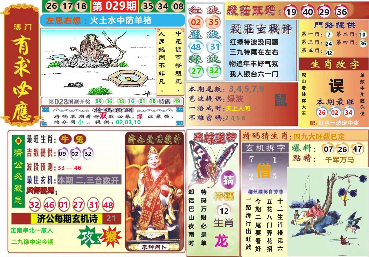 澳门有求必应 第29期