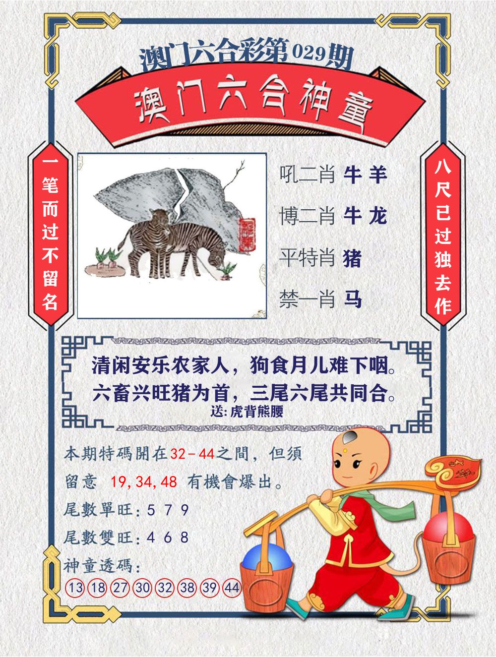 六合神童 第29期