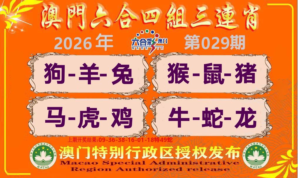 六合三连肖 第29期