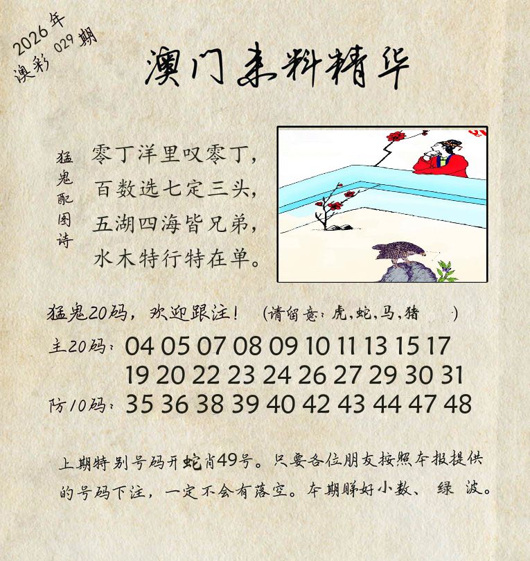 精华来料 第29期