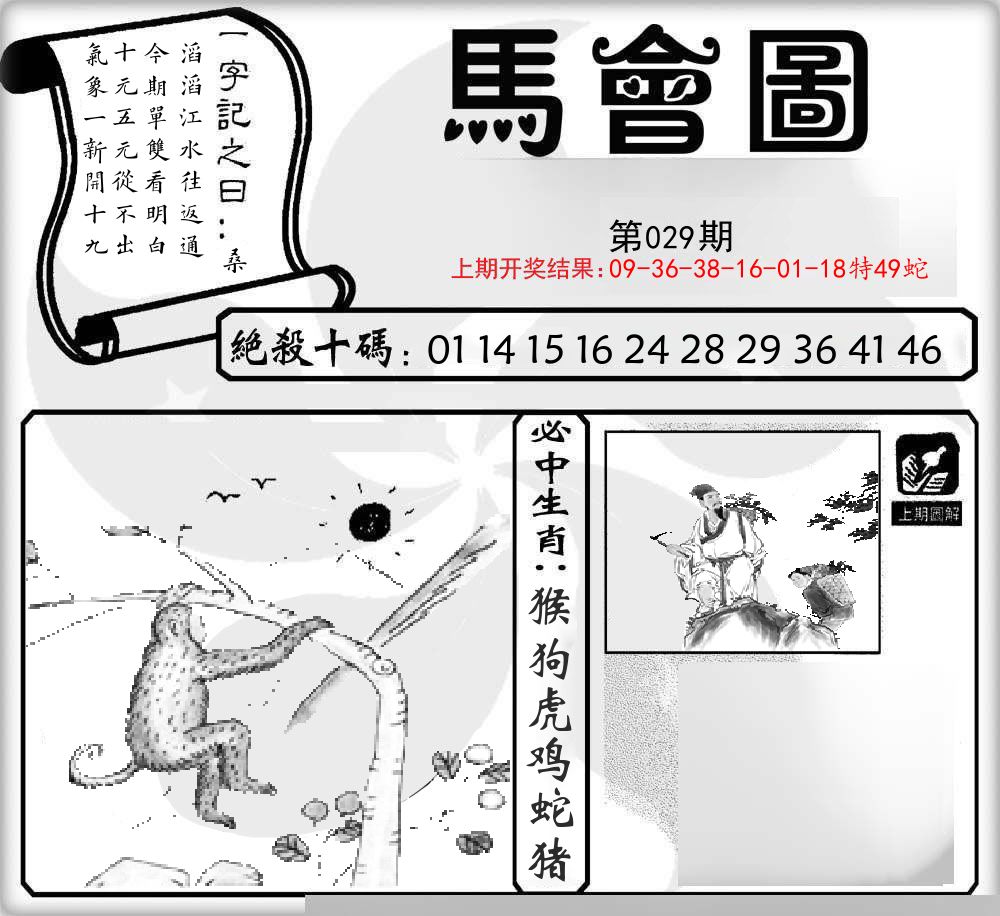 马会图 第29期