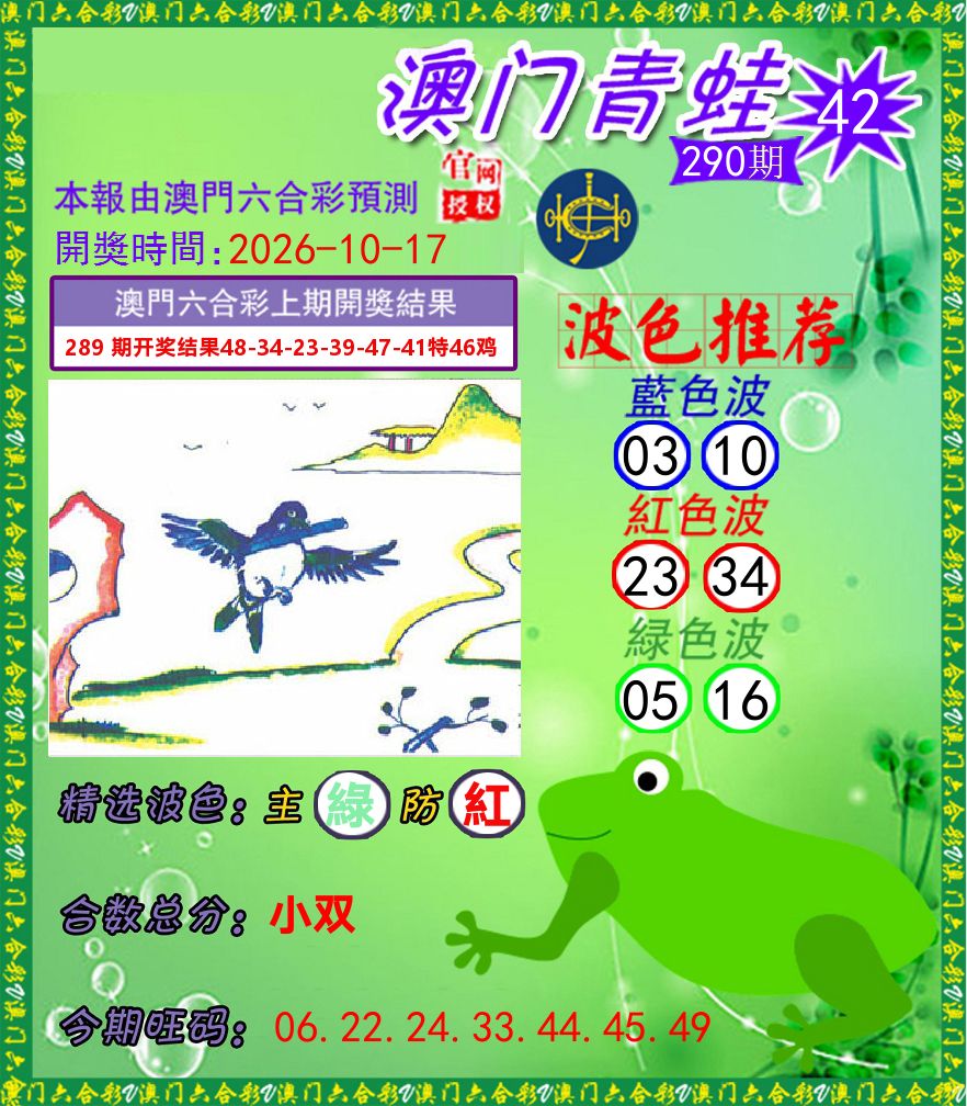 青蛙系列42 第290期
