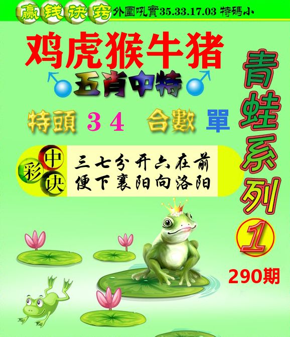 青蛙彩图 第290期