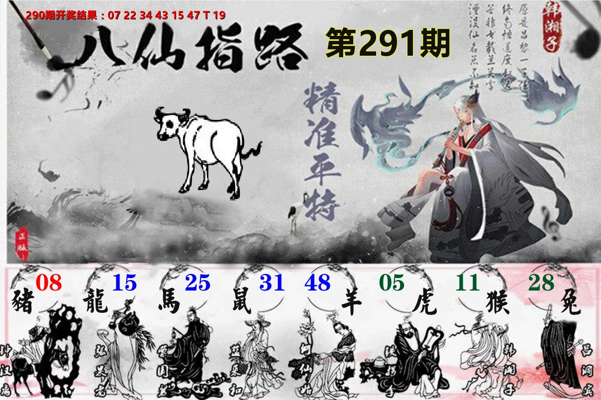 八仙指路 第291期