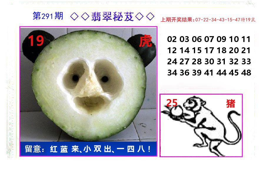 翡翠秘芨 第291期
