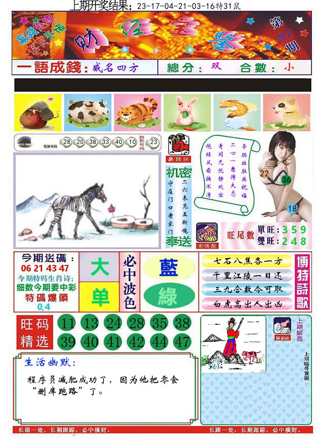 澳门财经宝鉴 第292期