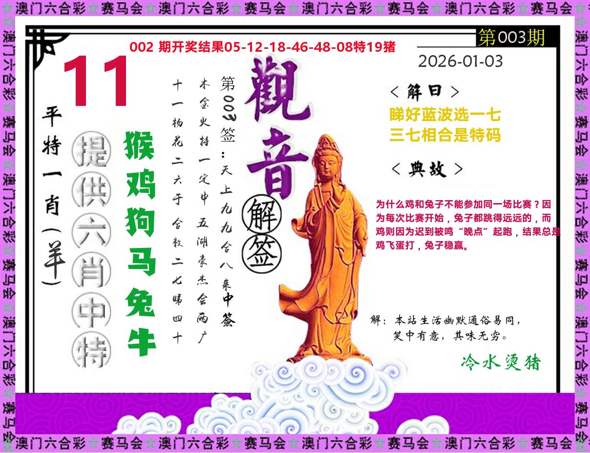 观音解签 第3期