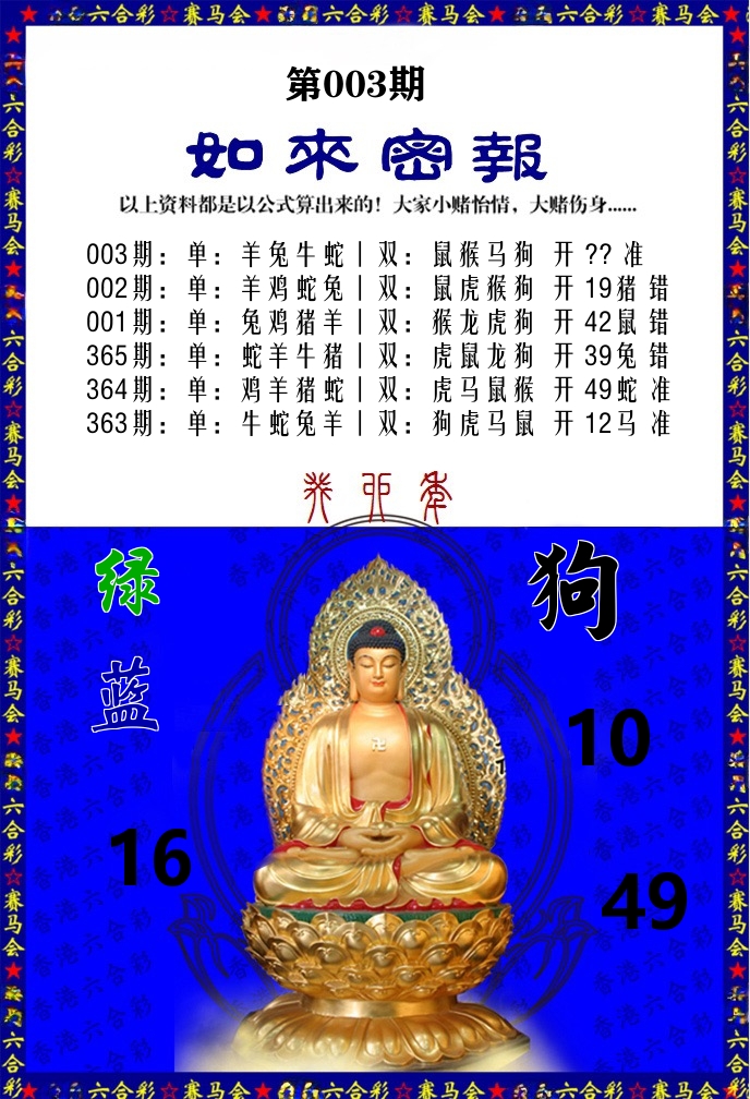 如来密报 第3期