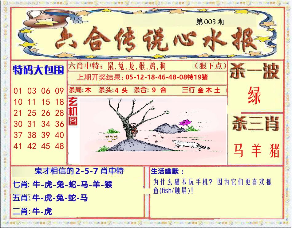 六合传说心水报 第3期