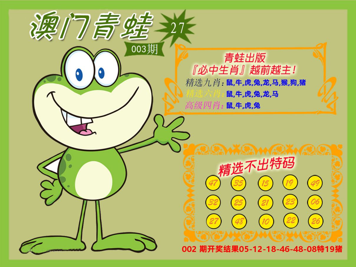 青蛙系列27 第3期
