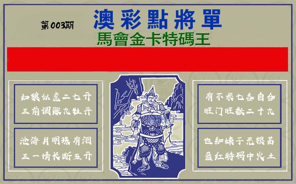 点将军 第3期
